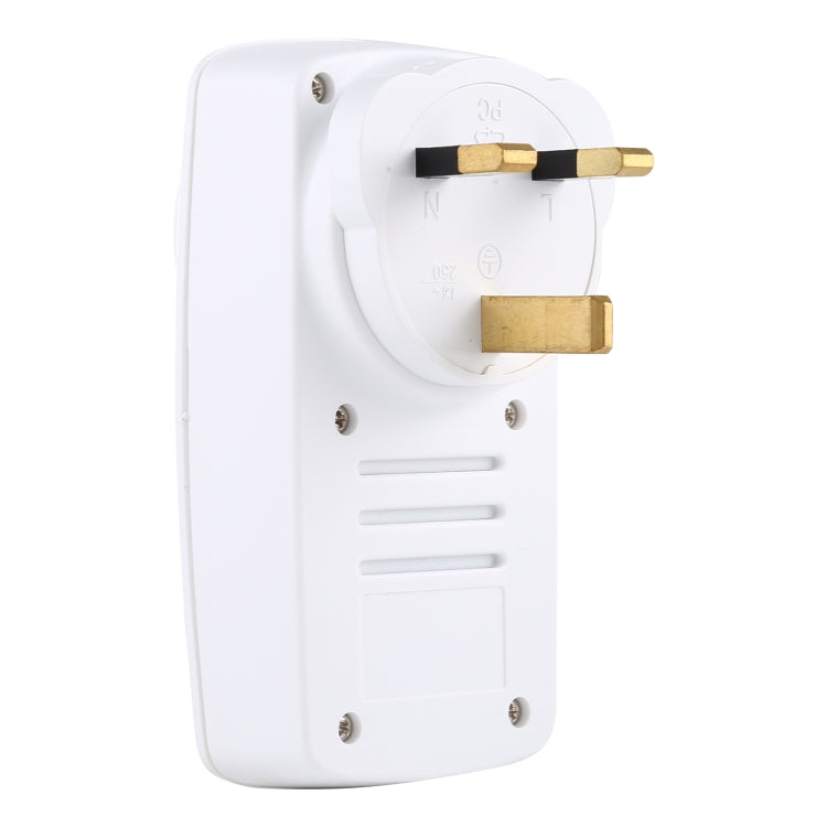 AK-DL220 220V Smart Wireless Remote Control Socket with Remote Control, Plug Type:UK Plug