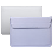 PU Leather Ultra-thin Envelope Bag Laptop Bag for MacBook Air / Pro 13 inch, with Stand Function(Tranquil Blue)