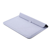 PU Leather Ultra-thin Envelope Bag Laptop Bag for MacBook Air / Pro 13 inch, with Stand Function(Tranquil Blue)