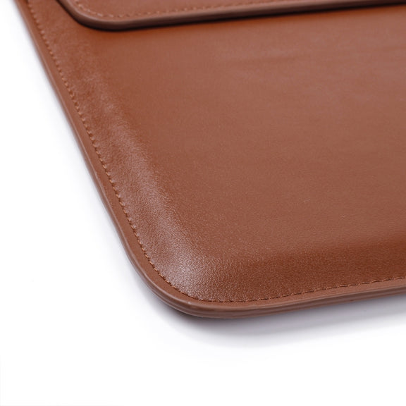 PU Leather Ultra-thin Envelope Bag Laptop Bag for MacBook Air / Pro 13 inch, with Stand Function(Tranquil Blue)