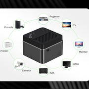 GMK NucBox Windows 10 System Mini PC, Intel Celeron J4125 Quad Core 64bit 14nm 2GHz-2.7GHz, Support WiFi & Bluetooth & RJ45, 8GB+128GB,EU Plug