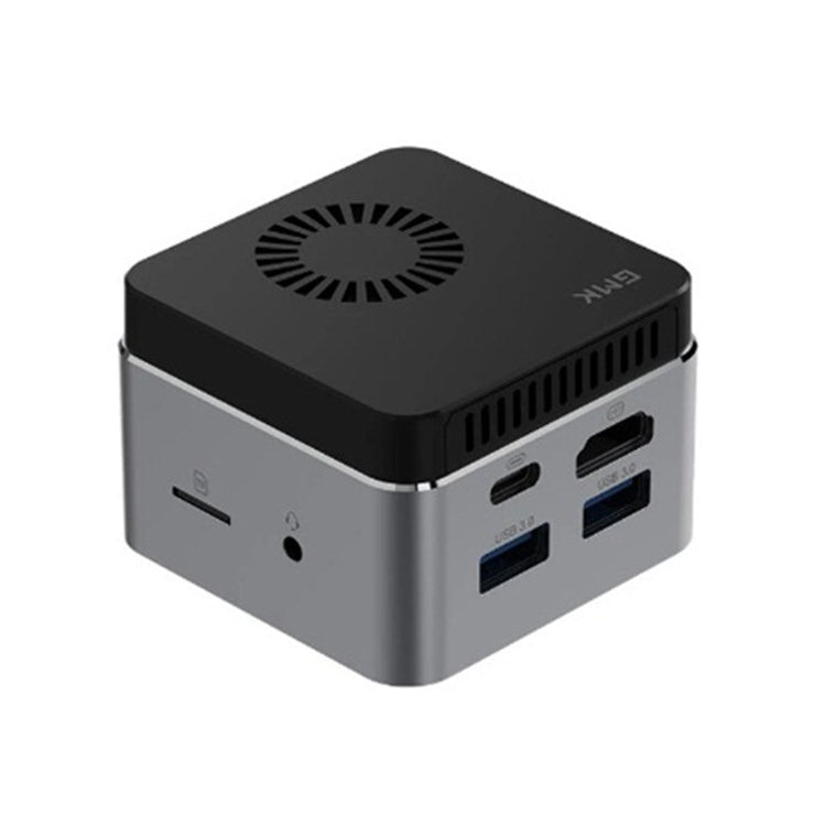 GMK NucBox Windows 10 System Mini PC, Intel Celeron J4125 Quad Core 64bit 14nm 2GHz-2.7GHz, Support WiFi & Bluetooth & RJ45, 8GB+128GB,EU Plug