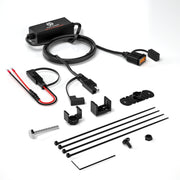 WUPP CS-1186B1 Motorcycle SAE Single USB Port Fast Charging Charger