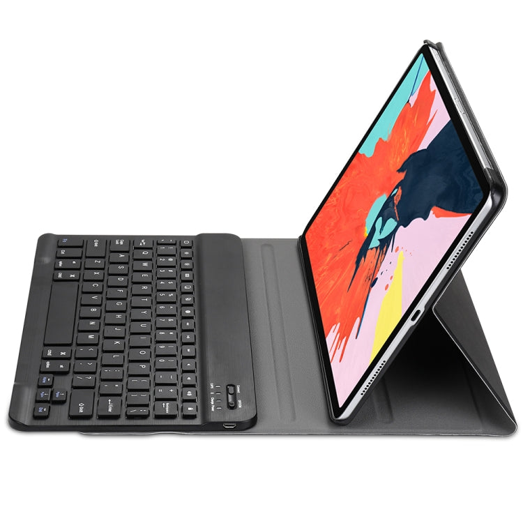 A098 Detachable Ultra-thin ABS Bluetooth Keyboard Tablet Case for iPad Air 4 / Air 5 / Pro 11 inch 2022 / 2021 / 2020 / 2018, with Stand(Black)
