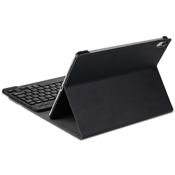 A098 Detachable Ultra-thin ABS Bluetooth Keyboard Tablet Case for iPad Air 4 / Air 5 / Pro 11 inch 2022 / 2021 / 2020 / 2018, with Stand(Black)