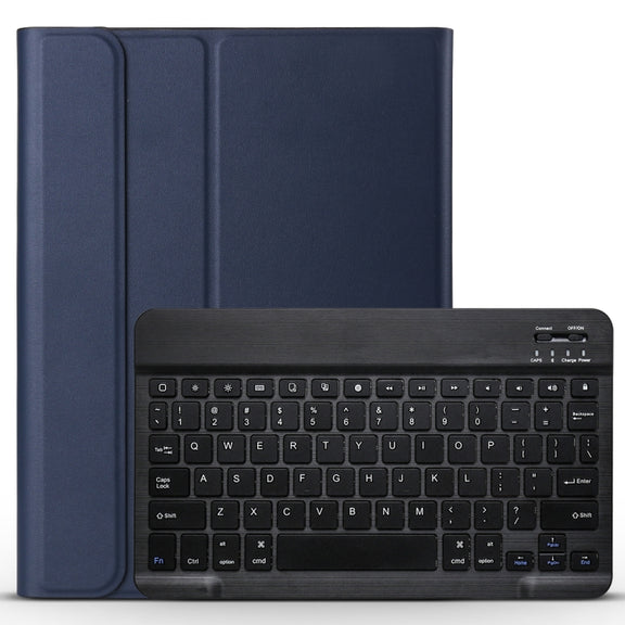 A098 Detachable Ultra-thin ABS Bluetooth Keyboard Tablet Case for iPad Air 4 / Air 5 / Pro 11 inch 2022 / 2021 / 2020 / 2018, with Stand(Dark Blue)