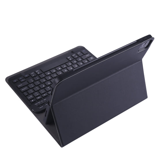 A098B TPU Detachable Ultra-thin Bluetooth Keyboard Tablet Case for iPad Air 11 2024 / 2025 / Air 4 10.9 inch 2020, with Stand & Pen Slot(Black)