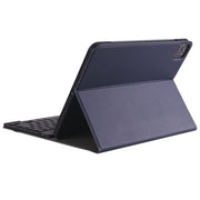A098BS Detachable Ultra-thin Backlight Bluetooth Keyboard Tablet Case for iPad Air 11 2024 / 2025 / Air 4 10.9 inch 2020, with Stand & Pen Slot(Dark Blue)