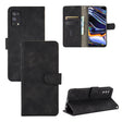 For OPPO Realme 7 Pro Solid Color Skin Feel Magnetic Buckle Horizontal Flip Calf Texture PU Leather Case with Holder & Card Slots & Wallet(Black) - Realme Cases by PMC TechLife | Online Shopping South Africa | PMC TechLife | Buy Now Pay Later Mobicred