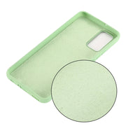 For Samsung Galaxy S20 FE / S20 Lite Pure Color Liquid Silicone Shockproof Full Coverage Case(Green)