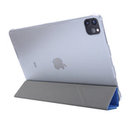 Silk Texture Horizontal Deformation Flip Leather Case with Three-folding Holder For iPad Air 11 2024 / Air 2022 / 2020 10.9(Green)