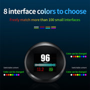 P11 OBD2 + GPS Mode Car HUD Head-up Display Water Temperature / Vehicle Speed / Voltage / Fuel Consumption Display, Speed Alarm