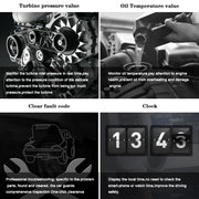 P15 OBD2 Car HUD Head-up Display Water Temperature / Vehicle Speed / Voltage