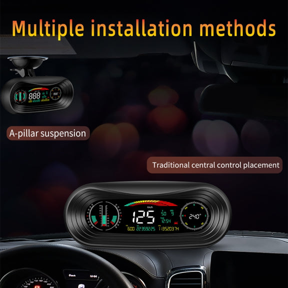 P18 GPS Car HUD Head-up Display Vehicle Speed / Voltage / Mileage