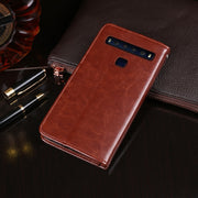 For TCL 10L idewei Crazy Horse Texture Horizontal Flip Leather Case with Holder & Card Slots & Wallet(White)