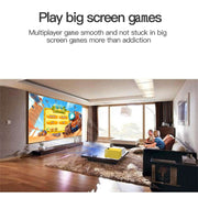 J9 1920x1080P 15 ANSI Portable Home Theater Mini LED HD Digital Projector, Basic Version, AU Plug(Black White)