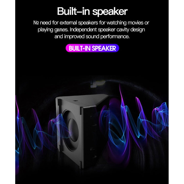 J9 1920x1080P 15 ANSI Portable Home Theater Mini LED HD Digital Projector, Basic Version, AU Plug(Black White)