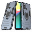 For OPPO Realme 7i Shockproof PC + TPU Protective Case with Magnetic Ring Holder(Navy Blue) - Realme Cases by PMC TechLife | Online Shopping South Africa | PMC TechLife | Buy Now Pay Later Mobicred