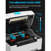 ZJ-8600 76x130 Single Paper Waybill Express Bill Label Printer, US Plug