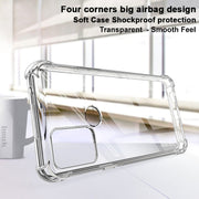 For HTC Desire 20 / Desire 20+ IMAK All Coverage Shockproof Airbag TPU Case(Transparent)