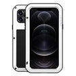 For iPhone 12 Pro LOVE MEI Metal Shockproof Life Waterproof Dustproof Protective Case(White) - free shipping - PMC TechLife - Order now!