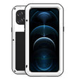 For iPhone 12 Pro Max LOVE MEI Metal Shockproof Life Waterproof Dustproof Protective Case(White) - iPhone 12 Pro Max Cases by LOVE MEI | Online Shopping South Africa | PMC TechLife | Buy Now Pay Later Mobicred