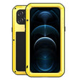 For iPhone 12 Pro Max LOVE MEI Metal Shockproof Life Waterproof Dustproof Protective Case(Yellow) - iPhone 12 Pro Max Cases by LOVE MEI | Online Shopping South Africa | PMC TechLife | Buy Now Pay Later Mobicred