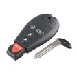 Car 433MHZ FCCID: M3N5WY783X Key Shell Remote Control Case for Dodge / Chrysler / Jeep 5-button - Remote Car Key by PMC TechLife | Online Shopping South Africa | PMC TechLife | Buy Now Pay Later Mobicred