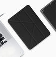 Mutural Multi-fold Smart Leather Tablet Case For iPad Air 2022 / 2020 10.9(Black) - free shipping - PMc TechLife - Order now!