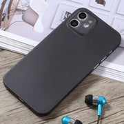For iPhone 12 mini Camera Precision Hole PP Protective Case (Black)