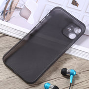 For iPhone 12 mini Camera Precision Hole PP Protective Case (Black)