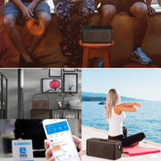 D30 Portable Subwoofer Wooden Bluetooth 4.2 Speaker, Support TF Card & 3.5mm AUX & U Disk Play(Brown)