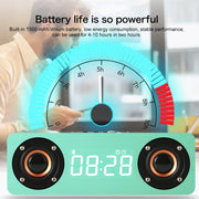 M5 Subwoofer Wooden Bluetooth 4.2 Speaker, Support TF Card & 3.5mm AUX & FM(Black)