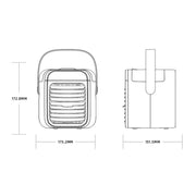 BD-F26 Portable Humidifier Fan Water Replenishment Instrument (White)