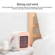 BD-F26 Portable Humidifier Fan Water Replenishment Instrument (Blue)