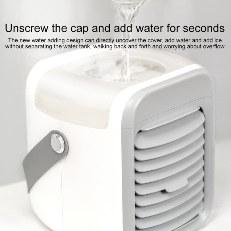 BD-F26 Portable Humidifier Fan Water Replenishment Instrument (Blue)