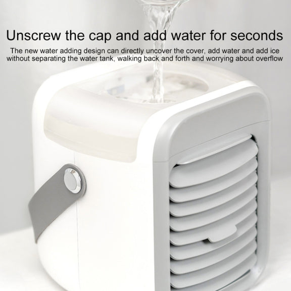 BD-F26 Portable Humidifier Fan Water Replenishment Instrument (Blue)