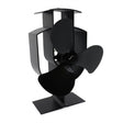 YL401 3-Blade High Temperature Metal Heat Powered Fireplace Stove Fan (Black) - Fireplace Fan by PMC TechLife | Online Shopping South Africa | PMC TechLife | Buy Now Pay Later Mobicred