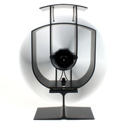 YL401 3-Blade High Temperature Metal Heat Powered Fireplace Stove Fan (Black)