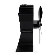 YL602 5-Blade High Temperature Metal Heat Powered Fireplace Stove Fan (Bronze)