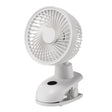 D601Y Portable USB Clip-on Oscillating Small Fan (White) - Electric Fans by PMC TechLife | Online Shopping South Africa | PMC TechLife | Buy Now Pay Later Mobicred