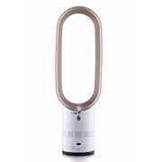 16 inch Household Mute Shaking Head Remote Control Desk Electric Leafless Fan (Gold)