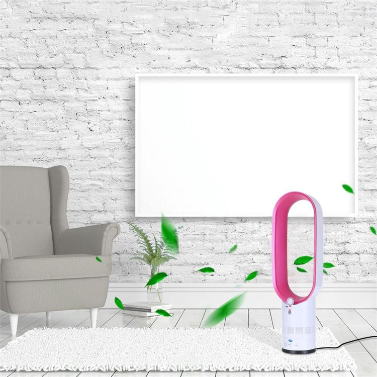 16 inch Household Mute Shaking Head Remote Control Desk Electric Leafless Fan (Silver)