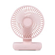 D606 4W USB Rechargeable Portable Four-speed Adjustable Desktop Fan(Pink) - Electric Fans by PMC TechLife | Online Shopping South Africa | PMC TechLife | Buy Now Pay Later Mobicred