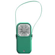 F20 Electroplating Handheld Fan Portable Desktop Folding Mute USB Hanging Neck Fan (Green) - Electric Fans by PMC TechLife | Online Shopping South Africa | PMC TechLife | Buy Now Pay Later Mobicred