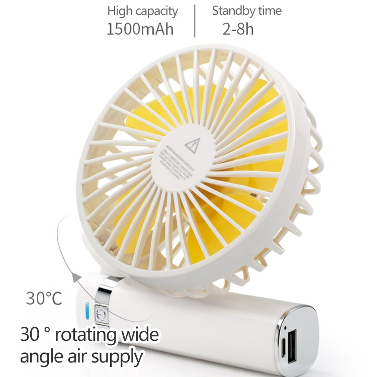 S2 Portable Foldable Handheld Electric Fan, with 3 Speed Control & Night Light (Pink)