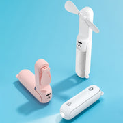 Xiaomi Youpin JISULIFE F8 Multifunctional Mini Fan Handheld Folding Fan(Pink)