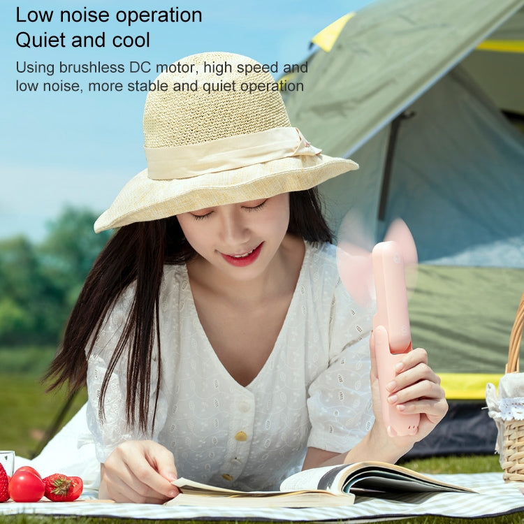 Xiaomi Youpin JISULIFE F8 Multifunctional Mini Fan Handheld Folding Fan(Pink)