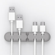 ORICO CBS5 Silicone Material Desktop Cable Manager Winder Fixer, Size: 9.6*2*1.2cm(Grey)