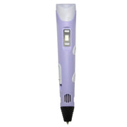 Hand-held 3D Printing Pen, AU Plug (Purple)